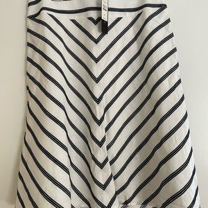 Talbots linen lined skirt